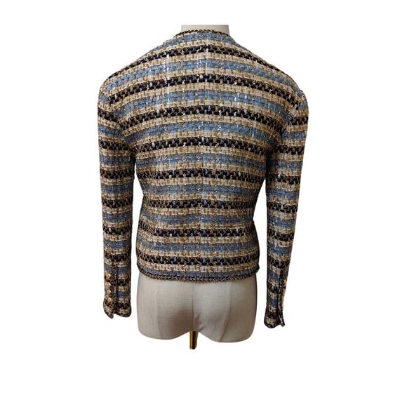 Veronica Beard Sumira Metallic Tweed Jacket US 8 - Picture 10 of 13
